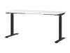 Állítható magasságú íróasztal Sacramento 416 (Fehér + Fekete)