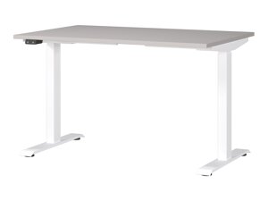 Állítható magasságú íróasztal Sacramento 417 (Világosszürke + Fehér)