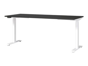 Állítható magasságú íróasztal Sacramento 418 (Grafit + Fehér)