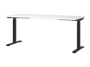 Állítható magasságú íróasztal Sacramento 418 (Fehér + Fekete)