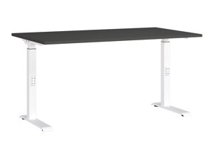 Állítható magasságú íróasztal Sacramento 419 (Grafit + Fehér)