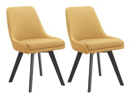 Conjunto de cadeiras Denton 1240 (Amarelo)