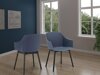 Kėdžių komplektas Denton 1243 (Mėlyna)