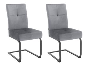 Conjunto de cadeiras Denton 1245 (Cinzento claro)