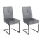 Set di sedie Denton 1245 (Grigio chiaro)