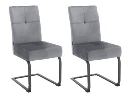 Kėdžių komplektas Denton 1245 (Šviesi pilka)