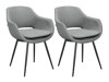 Kėdžių komplektas Denton 1246 (Šviesi pilka)