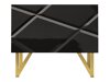 Table de chevet Merced M103 (Noir + Noir brillant)