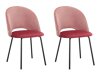Set di sedie Denton 1253 (Fucsia + Rosa chiaro)