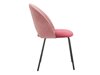 Καρέκλα Denton 1253 (Τριανταφυλλί + Ανοιχτό ροζ)