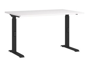 Állítható magasságú íróasztal Sacramento 420 (Fehér + Fekete)