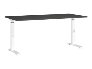 Állítható magasságú íróasztal Sacramento 421 (Grafit + Fehér)