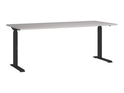 Állítható magasságú íróasztal Sacramento 422 (Világosszürke + Fekete)