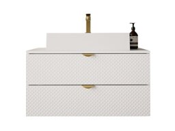 Mueble de baño colgado para lavabo Merced D101 (Blanco)