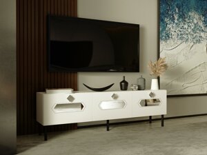 Tv galds Kailua AC110 (Balts + Sudraba)