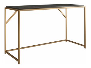 Uredski stol Tulsa 637 (Tamno smeđa + Zlatno)