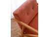 Supama kėdė Altadena 539 (Šviesi ruda + Raudona)
