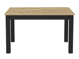 Asztal Austin N113 (Világos tölgy + Matt fekete)