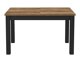 Asztal Austin N113 (Sötét lucfenyő + Matt fekete)