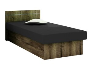 Κρεβάτι Dover 101 (Σκούρα φλαμουριά Suedine 24)