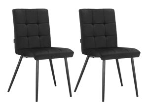 Conjunto de sillas Denton 1287 (Negro)
