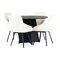 Conjunto de comedor Dallas 4325 (Beige + Negro)