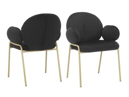 Conjunto de sillas Denton 1290 (Negro)