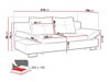 Καναπές κρεβάτι Lincoln 189 (Barrel 83)