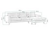 Угловой диван Seattle K105 (Lincoln 90)