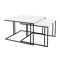 Ensemble tables basses Oswego 110 (Blanc + Noir)