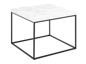 Klubska mizica Oakland 995 (Črna + Beli marmor)