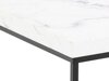 Žurnālu galdiņš Oakland 995 (Melns + Balts marmors)