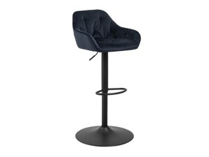 Барный стул Oakland 1004 (Чёрный + Темно-синий)