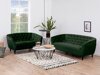 Chesterfield sofa Oakland 315 (Tamsi žalia)