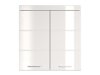 Wandhängeschrank für Badezimmer Columbia Y108 (Weiss + Weiss glänzend)