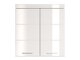 Wandhängeschrank für Badezimmer Columbia Y108 (Weiß + Weiß glänzend)
