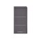 Mueble de baño de pared Columbia Y107 (Gris + Gris brillante)