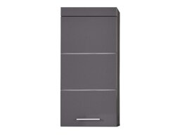 Wandhängeschrank für Badezimmer Columbia Y107 (Grau + Gloss grau)