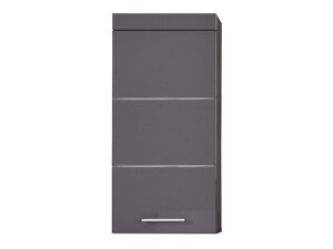 Wandhängeschrank für Badezimmer Columbia Y107 (Grau + Gloss grau)