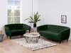 Chesterfield sofa Oakland 275 (Tamsi žalia)
