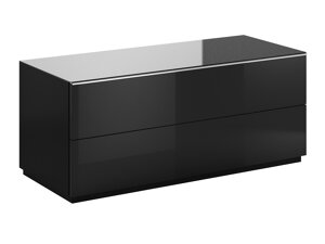 Tv galds Austin U110 (Melns + Glancēts melns)