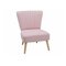 Krēsls Berwyn 1131 (Tumši rozā + Gaišs koks)