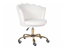 Офисный стул Berwyn 991 (Белый + Золотой)