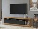 Tv galds Austin AV100 (Wotan ozols + Matēts melns)