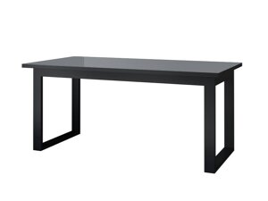 Asztal Austin U117 (Fekete + Fényes szürke)