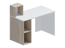 Mesa de oficina Kailua 735 (Blanco + Luminoso madera)