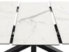 Asztal Oakland 892 (Fehér márvány + Fekete)