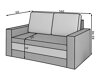Καναπές κρεβάτι Elyria 107 (Kronos 19)