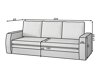 Καναπές κρεβάτι Elyria 122 (Κάλυμμα 02)