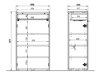 Badezimmer-Set Sacramento BZ110 (Graphit + Navarra eichenholzoptik)